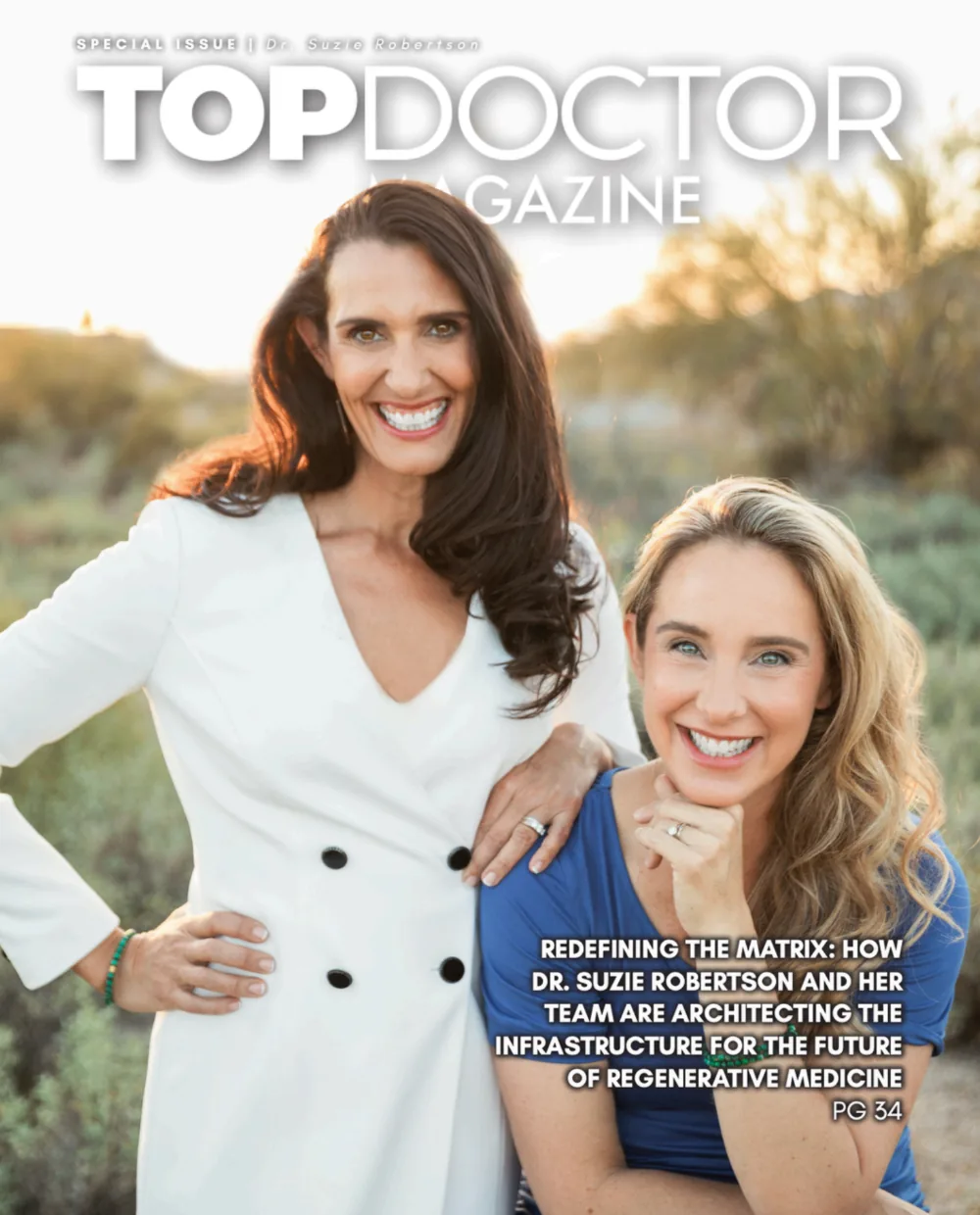 Top Doctor Magazine special issue featuring Dr. Suzie Robertson